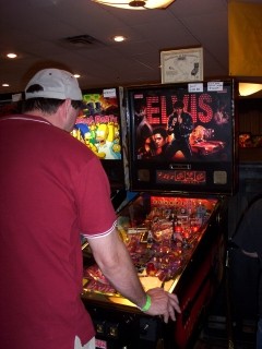 Texas Pinball Festival 2004 - Tim Playing Elvis